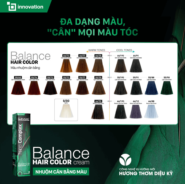 Bảng màu Lavox Nano Complex