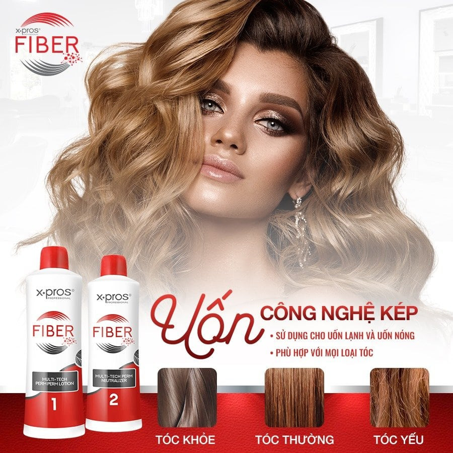 X.Pros Fiber công nghệ uốn kép dành cho mọi mái tóc