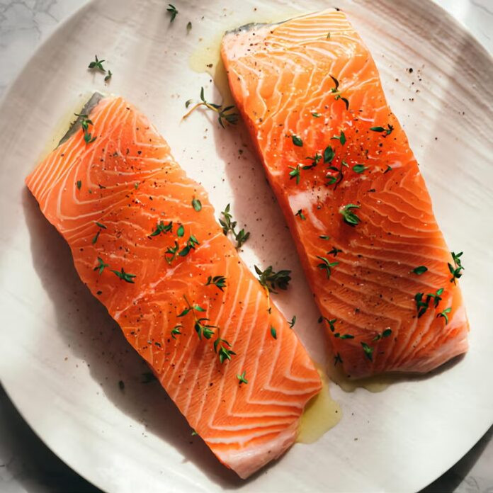 Cá hồi là loại cá rất giàu dưỡng chất và omega-3.