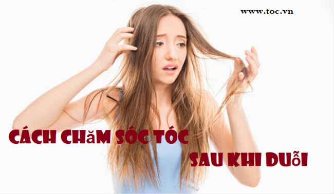 Cách chăm sóc tóc sau khi duỗi