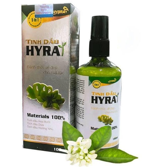 Tinh dầu Hyra ngăn tóc bạc, kích thích mọc tóc đen