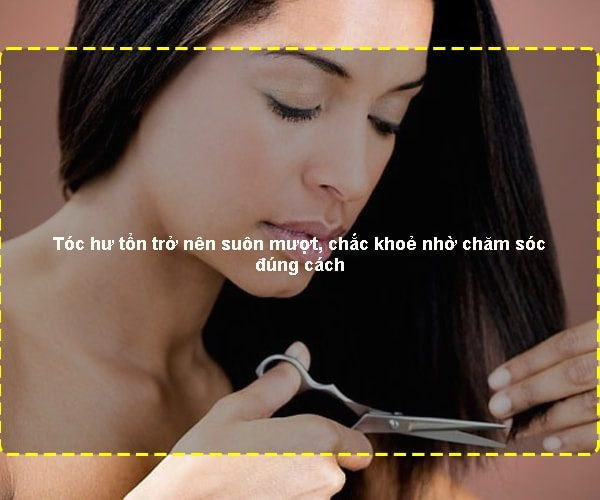 Tóc hư tổn trở nên suôn mượt, chắc khoẻ nhờ chăm sóc đúng cách