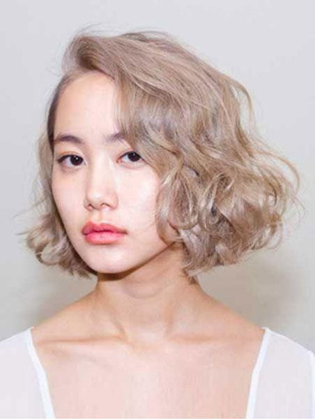 Tóc xoăn nhẹ Deep Side Part