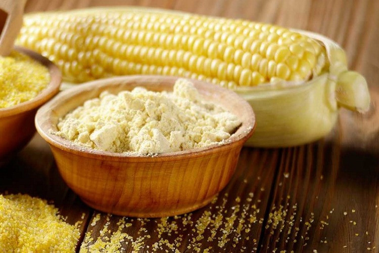 Bột ngô – dầu bạc hà