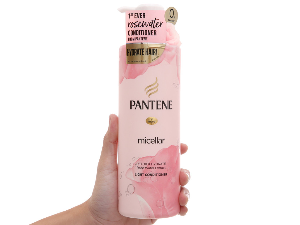 Dầu Xả Pantene Micellar Hương Hoa Hồng