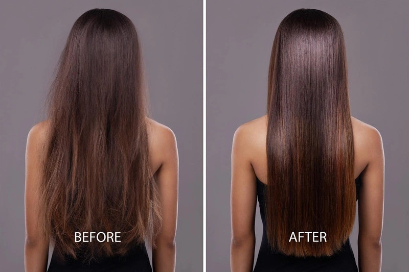 Keratin phục hồi tóc tại nhà