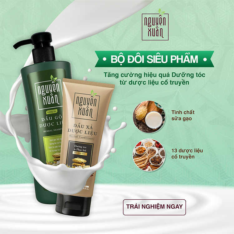 Sản phẩm dầu gội tự nhiên