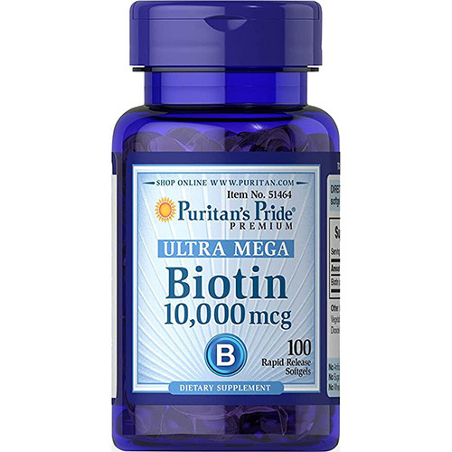 Viên Uống Kích Thích Mọc Tóc Biotin Ultra Mega Puritan