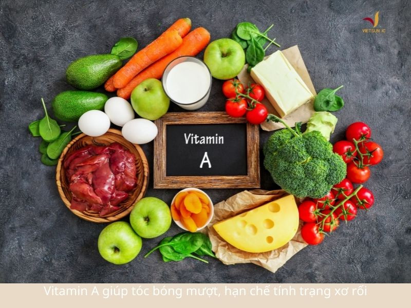 Vitamin A sẽ làm tóc bóng mượt hơn