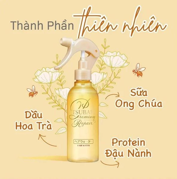 Xịt dưỡng tóc Tsubaki Premium Repair Hair Water 1