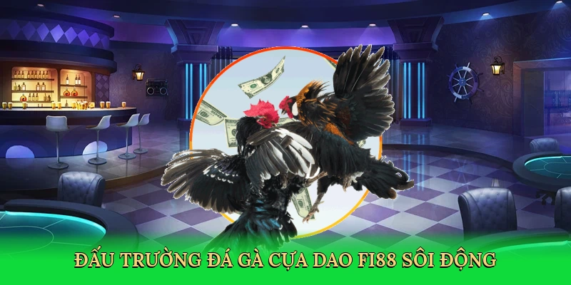 Đấu trường đá gà cựa dao FI88 sôi động